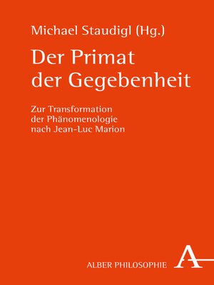 cover image of Der Primat der Gegebenheit